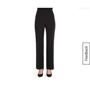 Tahari Velvet Pants size 10 black NWT